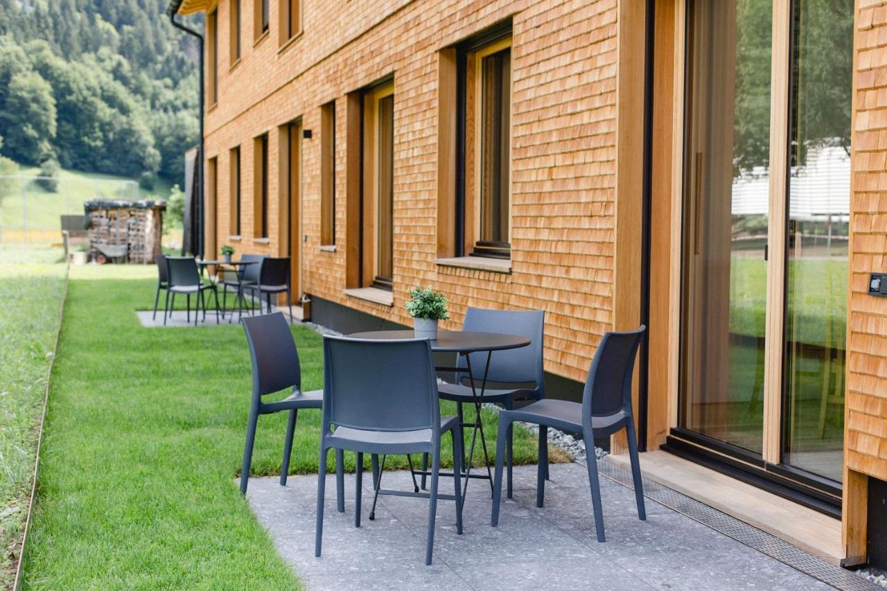 am Greben Apartments drei - vier - fünf Bezau Exterior foto
