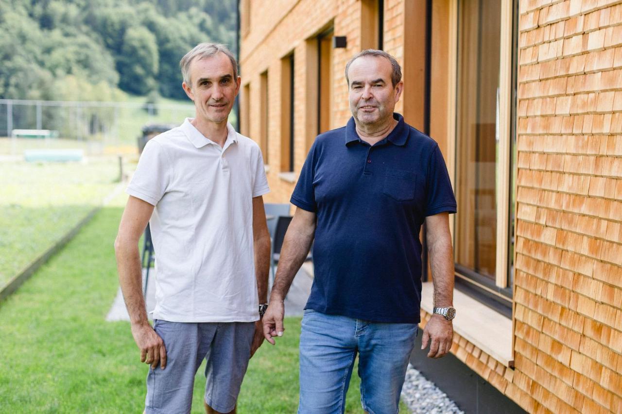 am Greben Apartments drei - vier - fünf Bezau Exterior foto